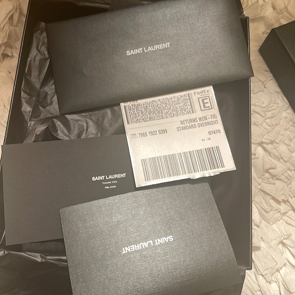 Saint Laurent. Opyum size 38 1/2. Brand New in Box. Never worn. - Picture 2 of 5